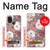 S3716 Rose Floral Pattern Case For Samsung Galaxy A21s