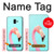 S3708 Pink Flamingo Case For Samsung Galaxy J6+ (2018), J6 Plus (2018)