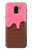 S3754 Strawberry Ice Cream Cone Case For Samsung Galaxy J6 (2018)