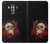 S3753 Dark Gothic Goth Skull Roses Case For Huawei Mate 10 Pro, Porsche Design