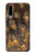 S3691 Gold Peacock Feather Case For Huawei P30