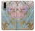 S3717 Rose Gold Blue Pastel Marble Graphic Printed Case For Huawei P30