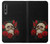 S3753 Dark Gothic Goth Skull Roses Case For Huawei P20 Pro