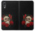 S3753 Dark Gothic Goth Skull Roses Case For Huawei P20