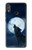S3693 Grim White Wolf Full Moon Case For Huawei Honor 8X