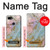 S3717 Rose Gold Blue Pastel Marble Graphic Printed Case For Google Pixel 3a XL