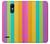 S3678 Colorful Rainbow Vertical Case For LG K8 (2018)