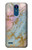 S3717 Rose Gold Blue Pastel Marble Graphic Printed Case For LG K8 (2018)