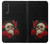 S3753 Dark Gothic Goth Skull Roses Case For LG Velvet