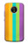S3678 Colorful Rainbow Vertical Case For Motorola Moto G5