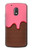 S3754 Strawberry Ice Cream Cone Case For Motorola Moto G4 Play