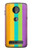 S3678 Colorful Rainbow Vertical Case For Motorola Moto Z3, Z3 Play