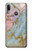 S3717 Rose Gold Blue Pastel Marble Graphic Printed Case For Motorola Moto E6 Plus, Moto E6s