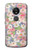 S3688 Floral Flower Art Pattern Case For Motorola Moto E5 Plus
