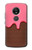 S3754 Strawberry Ice Cream Cone Case For Motorola Moto G6 Play, Moto G6 Forge, Moto E5