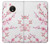 S3707 Pink Cherry Blossom Spring Flower Case For Motorola Moto E4