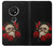 S3753 Dark Gothic Goth Skull Roses Case For Nokia 7.2