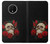 S3753 Dark Gothic Goth Skull Roses Case For OnePlus 7T