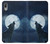 S3693 Grim White Wolf Full Moon Case For Sony Xperia L3