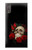 S3753 Dark Gothic Goth Skull Roses Case For Sony Xperia XZ