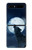 S3693 Grim White Wolf Full Moon Case For Samsung Galaxy Z Flip 5G