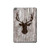 S2505 Reindeer Head Old Wood Texture Graphic Hard Case For iPad mini 4, iPad mini 5, iPad mini 5 (2019)