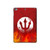 S2803 Fire Red Devil Spear Symbol Hard Case For iPad mini 4, iPad mini 5, iPad mini 5 (2019)