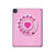 S2847 Pink Retro Rotary Phone Hard Case For iPad Pro 11 (2021,2020,2018, 3rd, 2nd, 1st)
