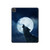 S3693 Grim White Wolf Full Moon Hard Case For iPad Pro 11 (2021,2020,2018, 3rd, 2nd, 1st)