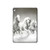 S0933 White Horses Hard Case For iPad 9.7 (2017,2018), iPad 6, iPad 5