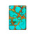 S2688 Aqua Copper Turquoise Gemstone Graphic Hard Case For iPad 9.7 (2017,2018), iPad 6, iPad 5