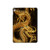 S2804 Chinese Gold Dragon Printed Hard Case For iPad 9.7 (2017,2018), iPad 6, iPad 5