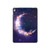 S3324 Crescent Moon Galaxy Hard Case For iPad 9.7 (2017,2018), iPad 6, iPad 5
