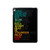 S3523 Think Positive Words Quotes Hard Case For iPad 9.7 (2017,2018), iPad 6, iPad 5