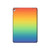 S3698 LGBT Gradient Pride Flag Hard Case For iPad 9.7 (2017,2018), iPad 6, iPad 5