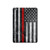 S3687 Firefighter Thin Red Line American Flag Hard Case For iPad Pro 10.5, iPad Air (2019, 3rd)