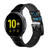 CA0026 Aquarium Leather & Silicone Smart Watch Band Strap For Samsung Galaxy Watch, Gear, Active