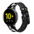 CA0150 Smile Bullet Gun Leather & Silicone Smart Watch Band Strap For Samsung Galaxy Watch, Gear, Active