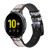 CA0161 Eiffel Painting of Paris Leather & Silicone Smart Watch Band Strap For Samsung Galaxy Watch, Gear, Active