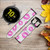 CA0246 Pink Lips Kisses Leather & Silicone Smart Watch Band Strap For Samsung Galaxy Watch, Gear, Active