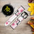 CA0281 Plum Blossom Leather & Silicone Smart Watch Band Strap For Samsung Galaxy Watch, Gear, Active