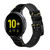 CA0491 Gold Marble Graphic Printed Leather & Silicone Smart Watch Band Strap For Samsung Galaxy Watch, Gear, Active