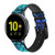 CA0556 Green Mermaid Fish Scale Leather & Silicone Smart Watch Band Strap For Samsung Galaxy Watch, Gear, Active