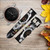 CA0150 Smile Bullet Gun Leather & Silicone Smart Watch Band Strap For Garmin Smartwatch