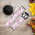 CA0219 Sakura Cherry Blossoms Leather & Silicone Smart Watch Band Strap For Garmin Smartwatch