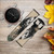 CA0243 Panda Fluffy Art Painting Leather & Silicone Smart Watch Band Strap For Garmin Smartwatch