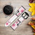 CA0281 Plum Blossom Leather & Silicone Smart Watch Band Strap For Garmin Smartwatch