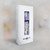 CA0282 Purple White Flowers Leather & Silicone Smart Watch Band Strap For Garmin Smartwatch