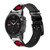 CA0293 Vintage Radio Microphone On The Air Leather & Silicone Smart Watch Band Strap For Garmin Smartwatch