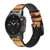 CA0340 Dragon Metal Texture Graphic Printed Leather & Silicone Smart Watch Band Strap For Garmin Smartwatch
